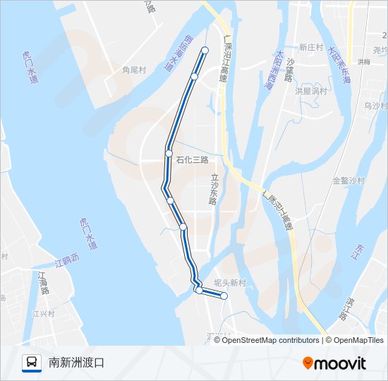 沙田6路 bus Line Map