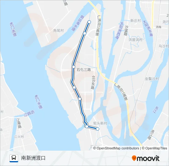 沙田6路 Bus Line Map
