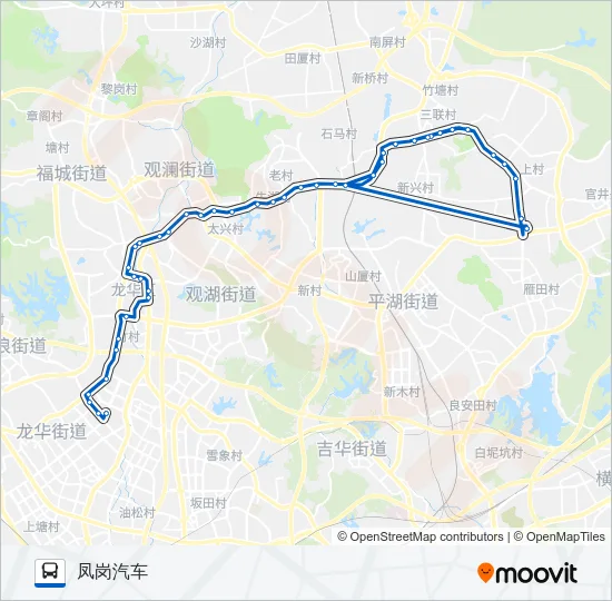 深莞2线 Bus Line Map