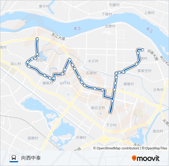 石排5路 bus Line Map