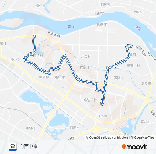 石排5路 Bus Line Map