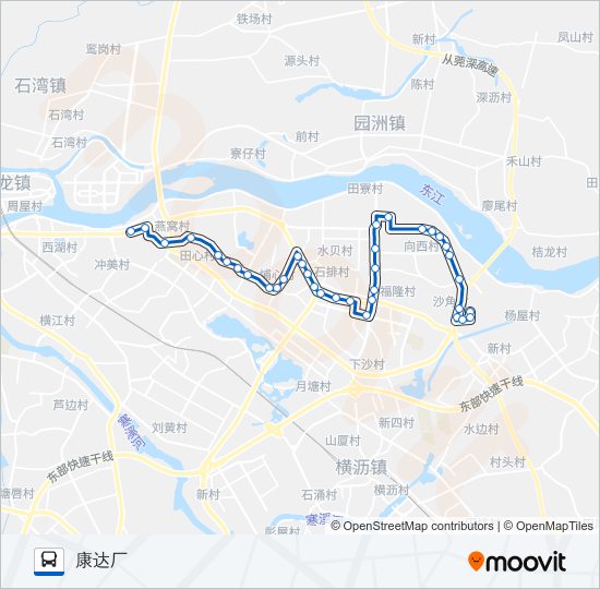 石排7路 bus Line Map
