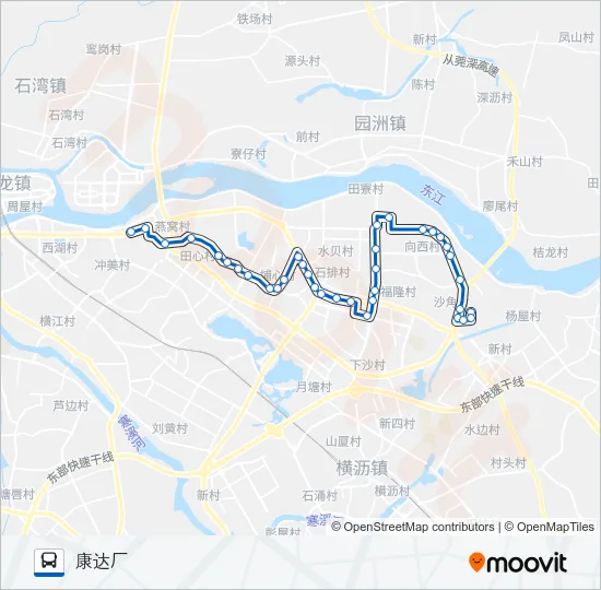 石排7路 Bus Line Map