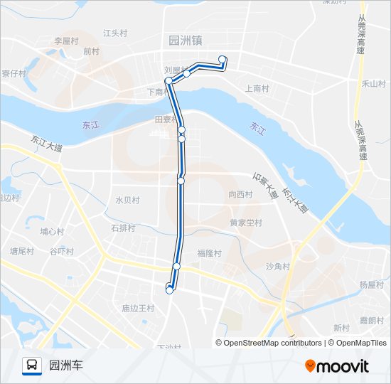 石排8路 bus Line Map