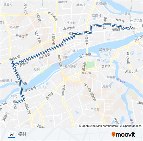 石碣3路 bus Line Map