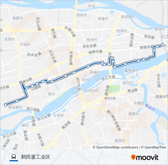 石碣4路 bus Line Map