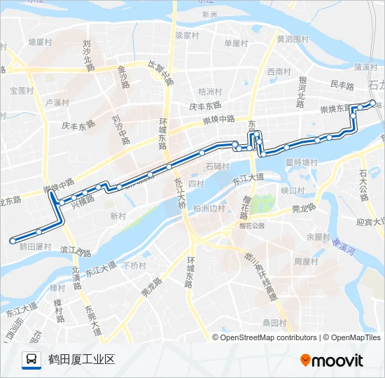 石碣4路 Bus Line Map