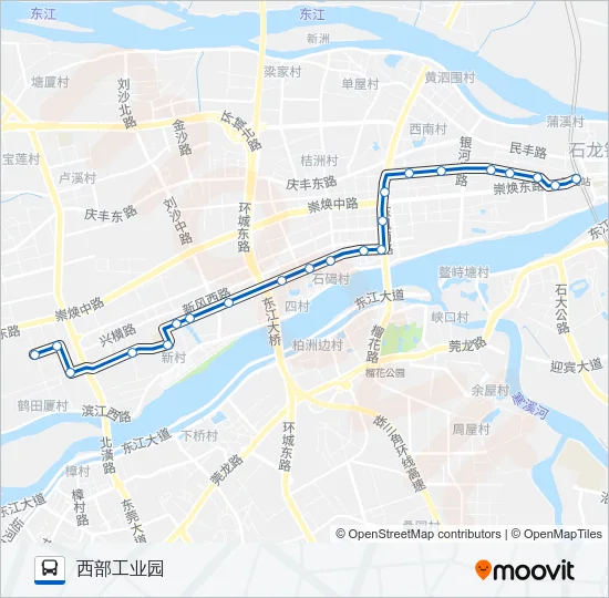 石碣7路 Bus Line Map