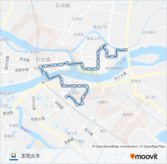 石龙2路 Bus Line Map