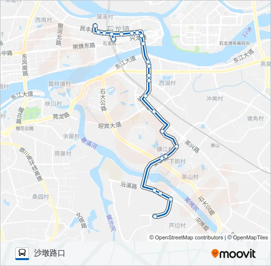 石龙3路 Bus Line Map