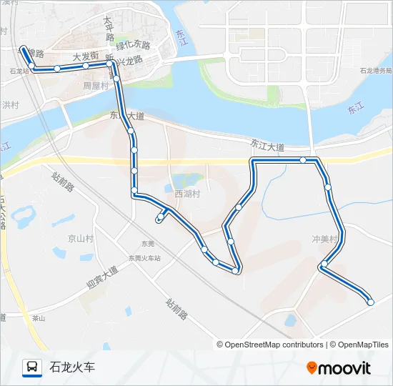 石龙4路 Bus Line Map