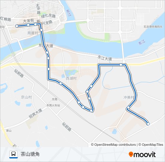 公交石龙4路的线路图