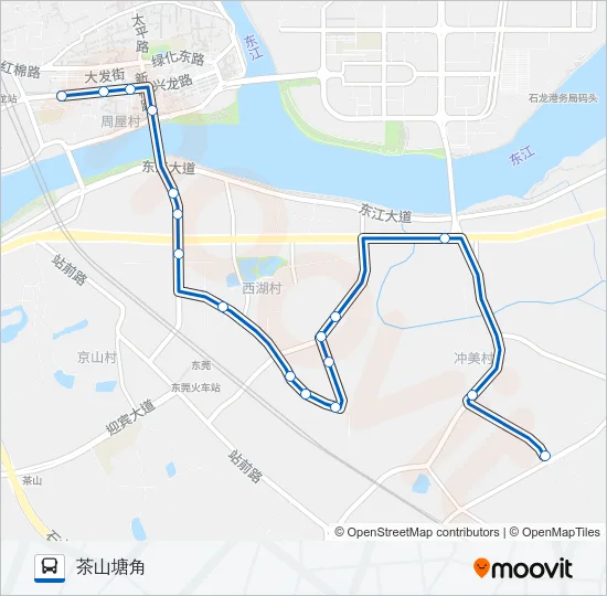 石龙4路 Bus Line Map