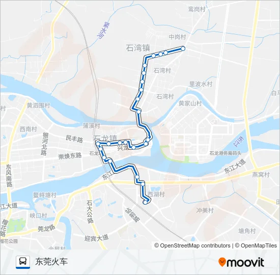 石龙7路 Bus Line Map
