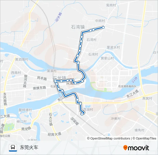 石龙7路 Bus Line Map