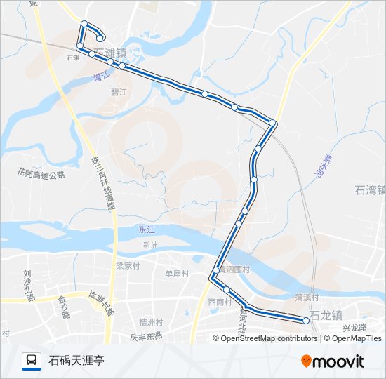 穗莞2路 bus Line Map