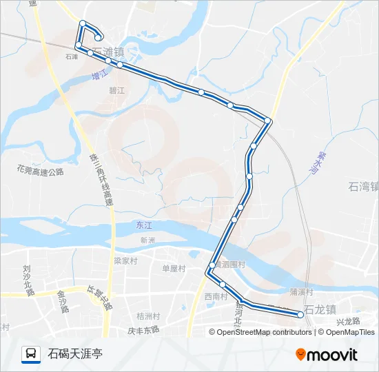 穗莞2路 Bus Line Map
