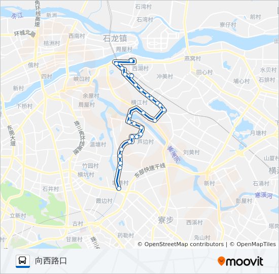 茶山2路 bus Line Map