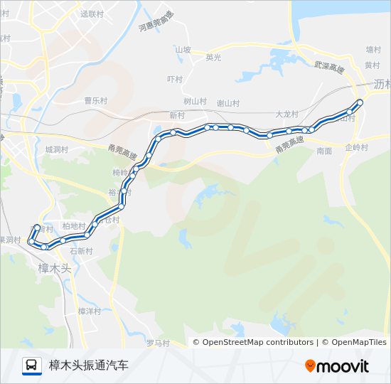 谢岗2路 bus Line Map