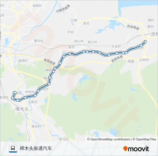 谢岗2路 Bus Line Map