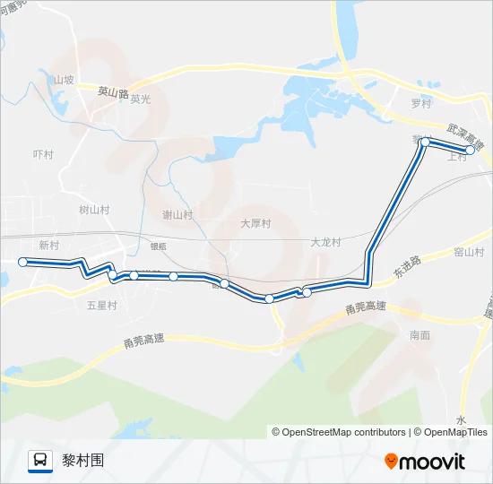谢岗3路 Bus Line Map