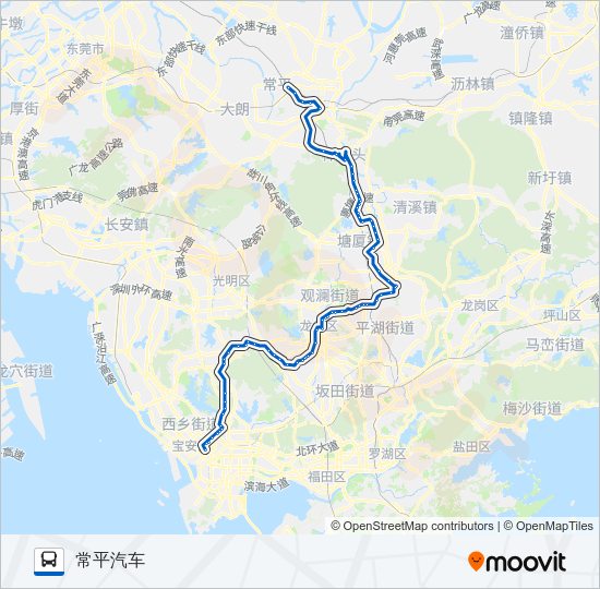 公交长10路的线路图