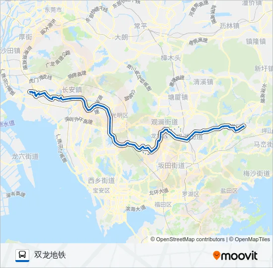 长16路 Bus Line Map