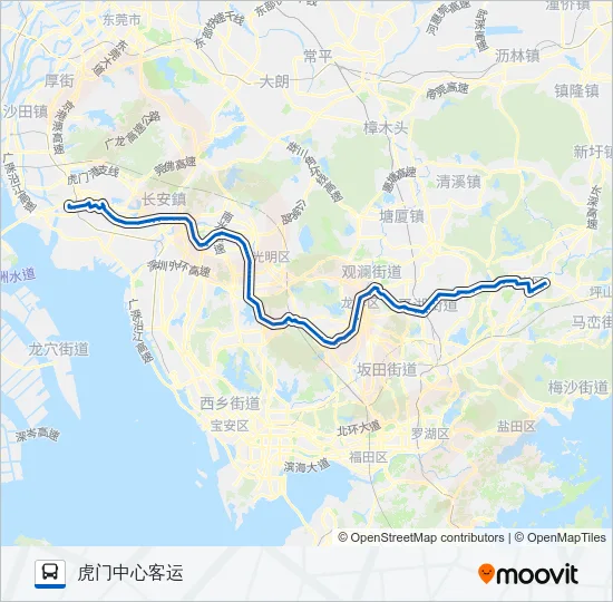 长16路 Bus Line Map
