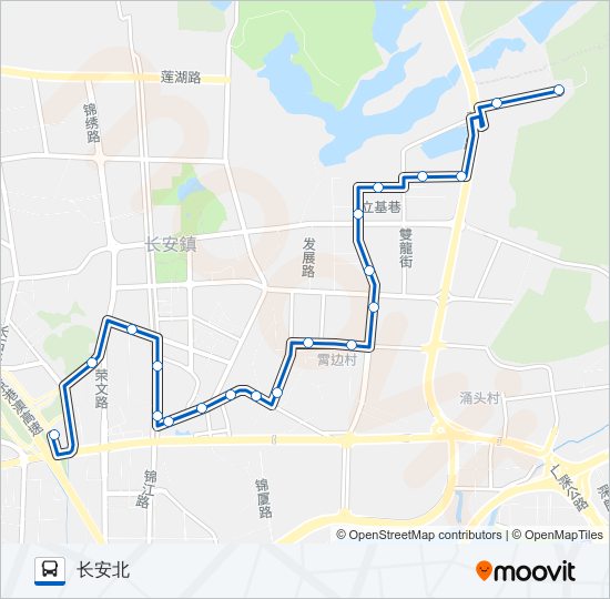 长安2路 bus Line Map