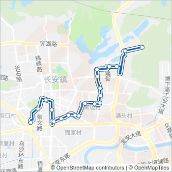长安2路 Bus Line Map