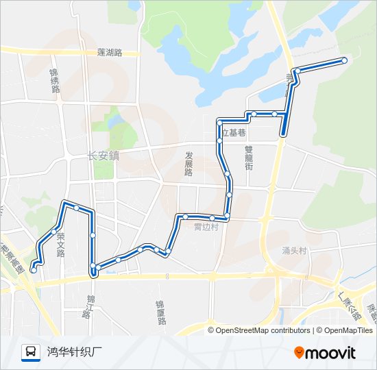 长安2路 bus Line Map