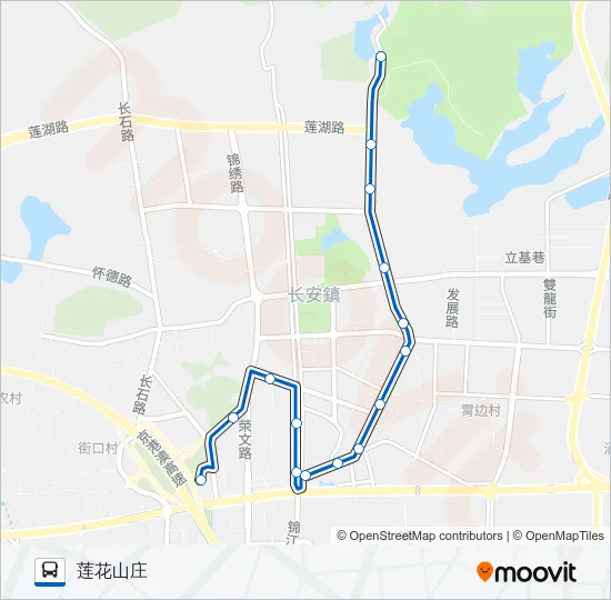 长安3路 Bus Line Map