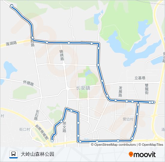 长安5路 bus Line Map