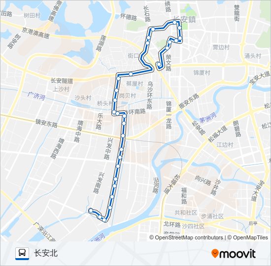 长安8路 bus Line Map