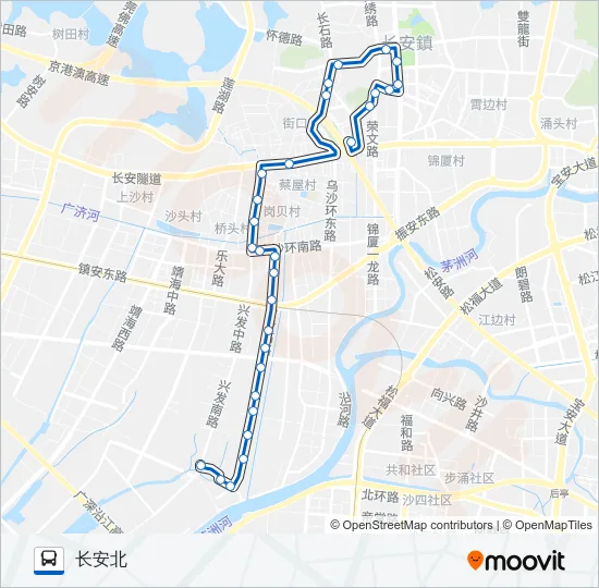 长安8路 Bus Line Map