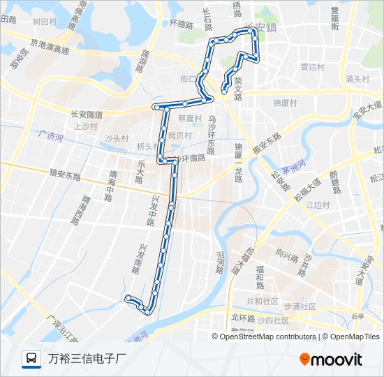 长安8路 bus Line Map