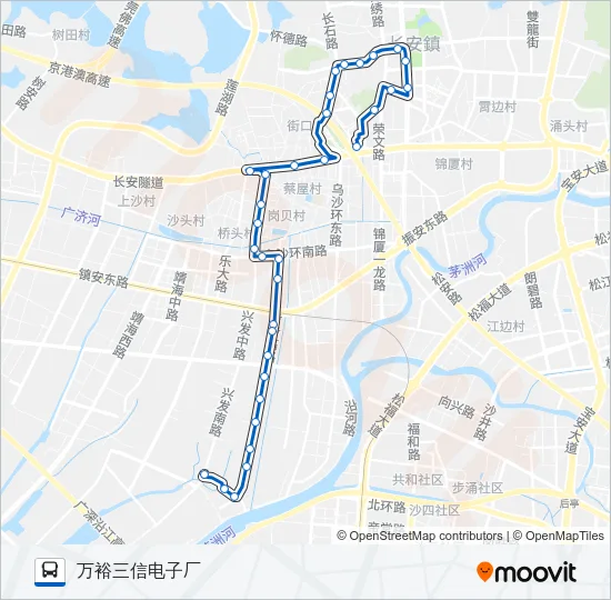 长安8路 Bus Line Map