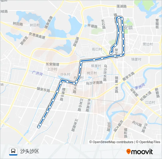 长安9路 Bus Line Map