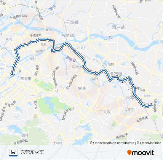 70路空调 bus Line Map