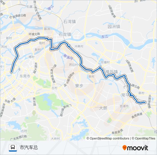 公交70空调路的线路图