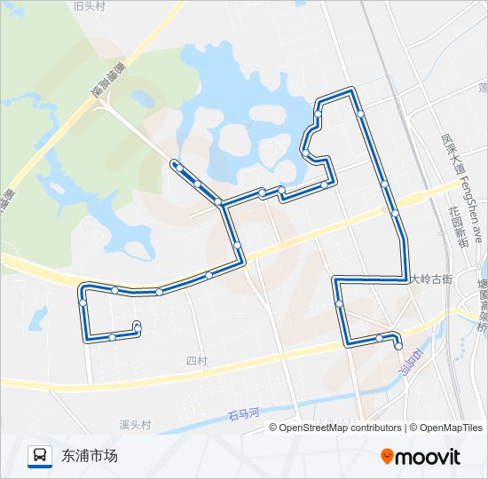 塘厦15路 bus Line Map