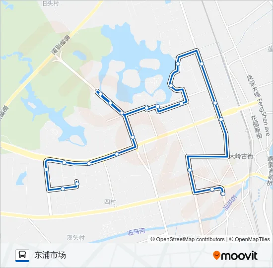 塘厦15路 Bus Line Map