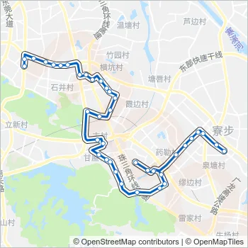寮步A2路 Bus Line Map