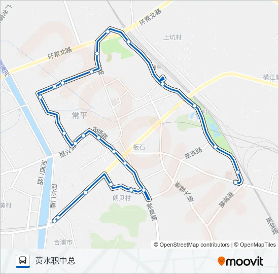 常平12路 Bus Line Map