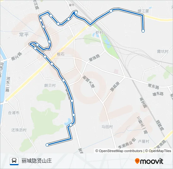 常平A1路 Bus Line Map