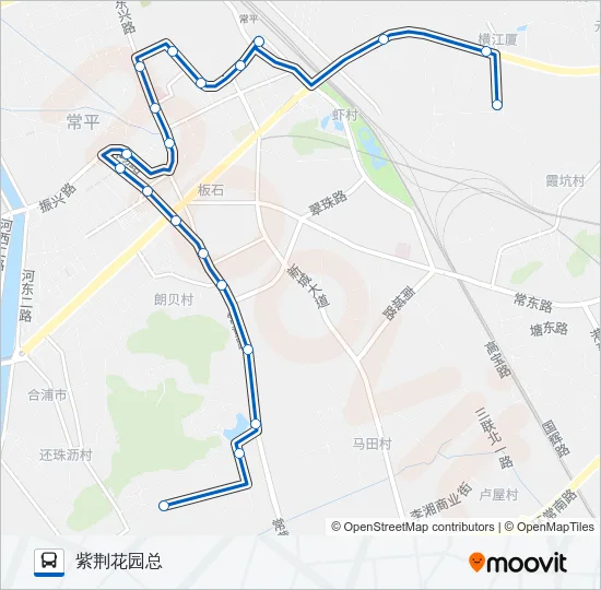 常平A1路 Bus Line Map