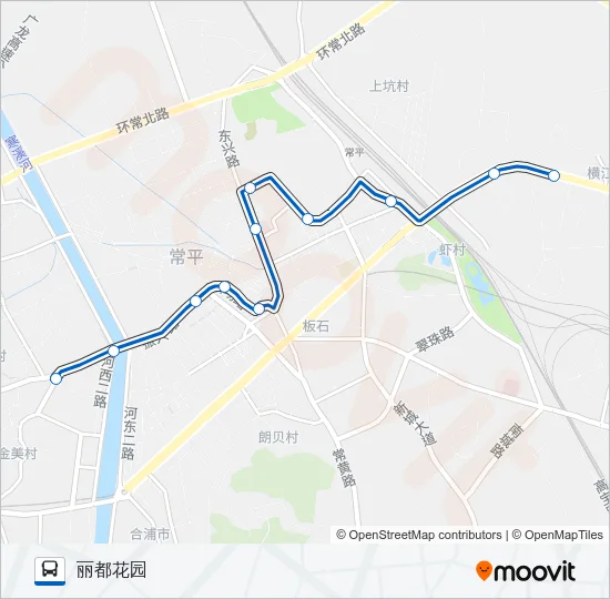 常平A2路 Bus Line Map