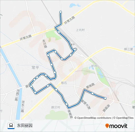 常平A3路 Bus Line Map