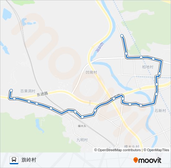 樟木头1路 bus Line Map