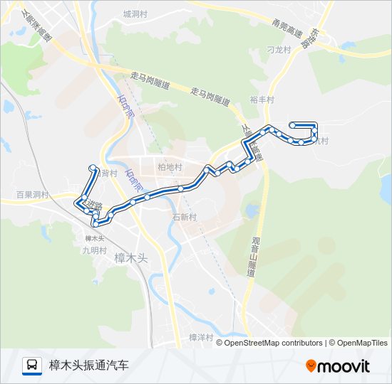 樟木头2路 bus Line Map